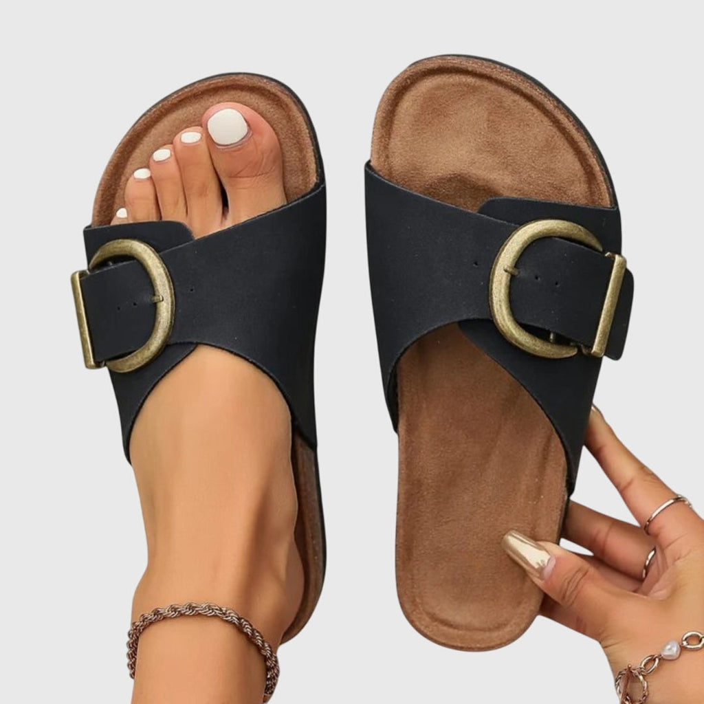 Hazel – Chic Summer Slide Sandals - Image 1