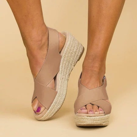 Avery – Women Wedge Sandals - Image 1