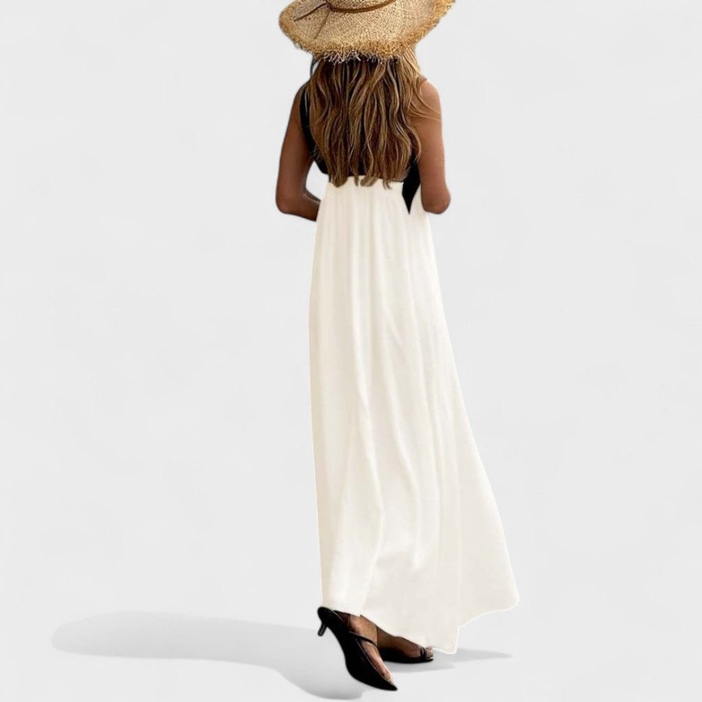 Susanne – Women Cross-Neck Maxi Dress - Image 12