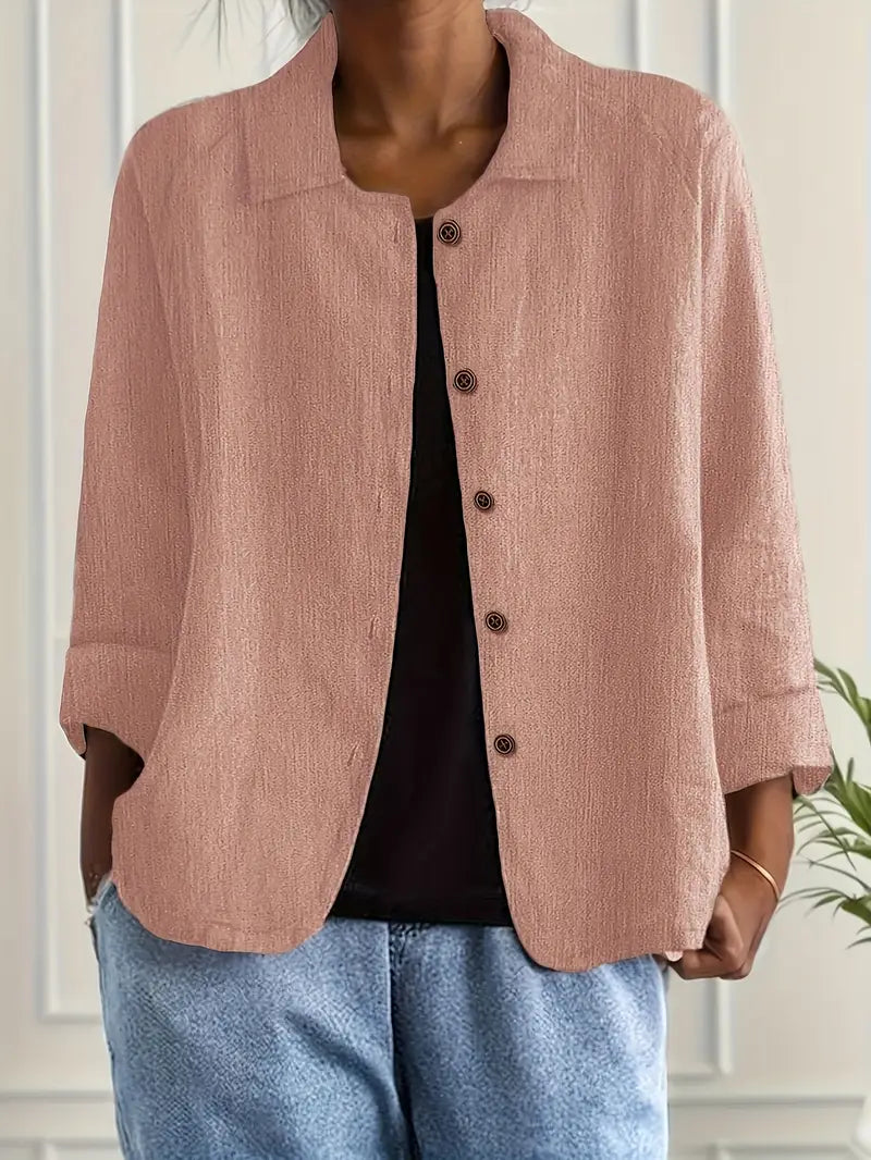 Johanna – Women Casual Button-Up Top - Image 2