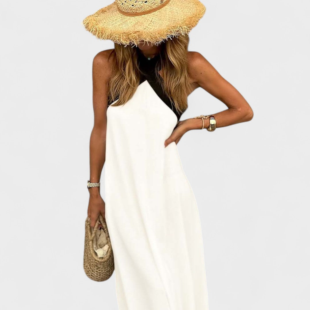 Susanne – Women Cross-Neck Maxi Dress - Image 10