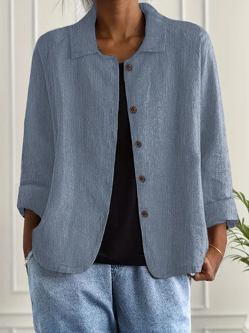 Johanna – Women Casual Button-Up Top - Image 4