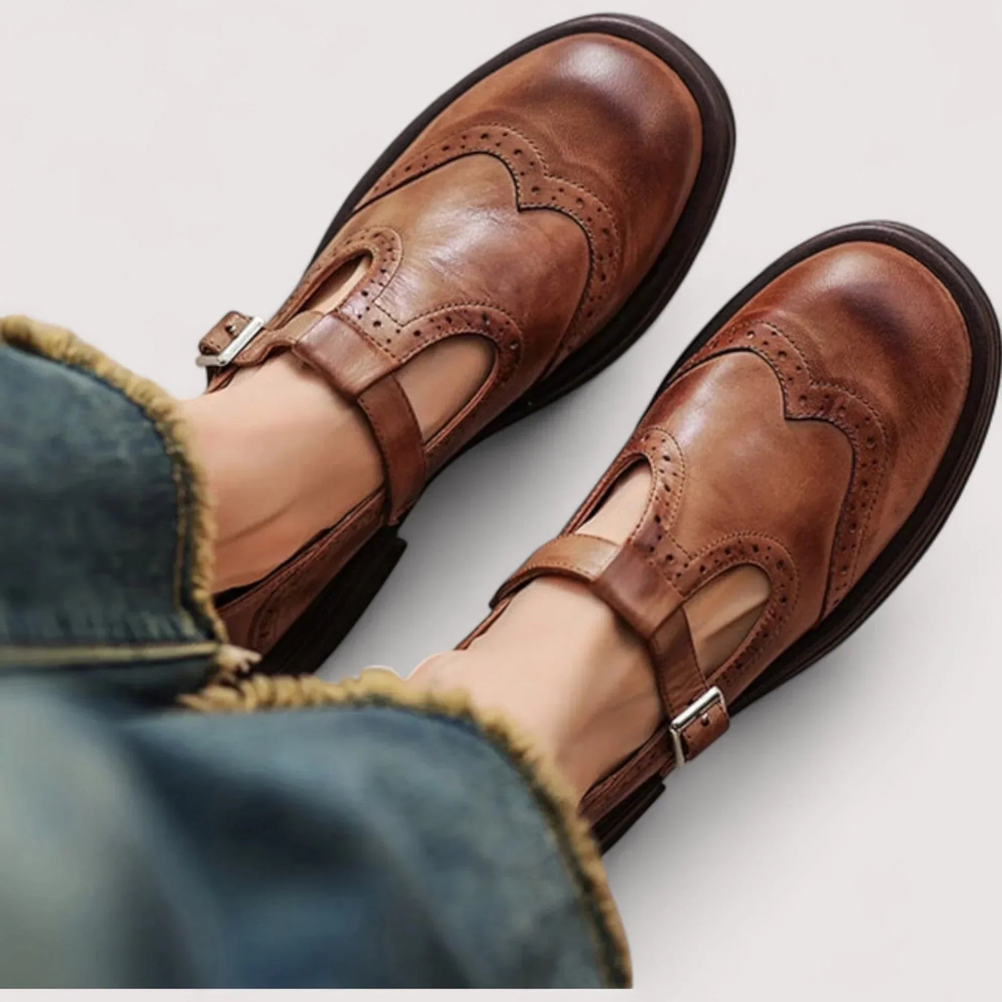 Theresa – Women T-Bar Mary Jane Shoes - Image 1