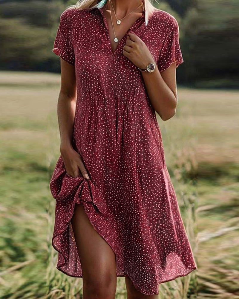 Ellie – Women Casual Short Sleeve Dress - Image 3