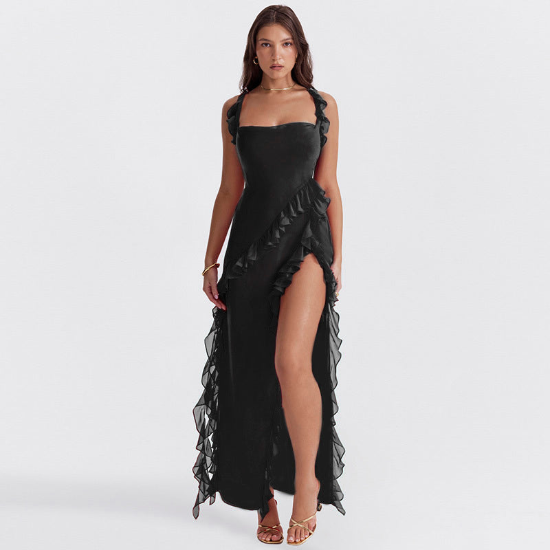 Maren – Elegantes Maxikleid mit Rüschen für Damen - Image 4