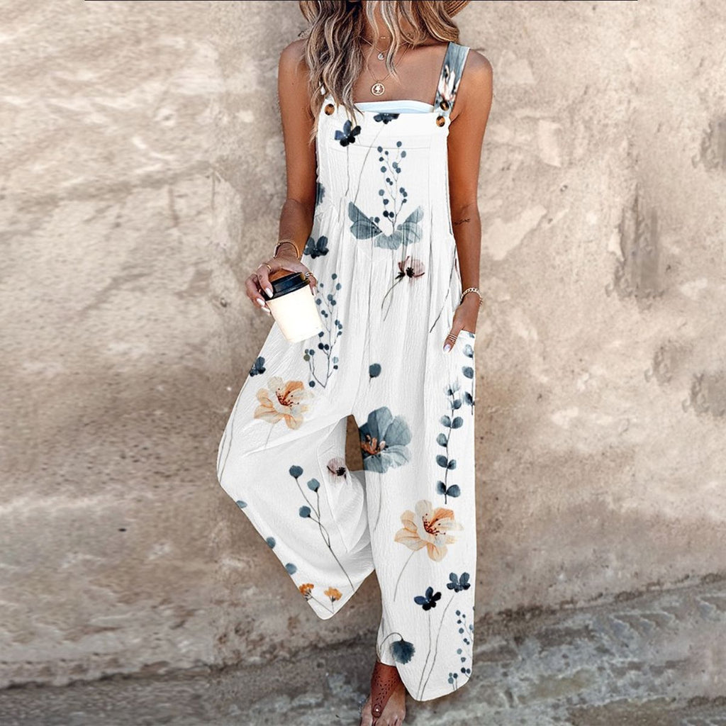 Gabriele – Women Wide Leg Sleeveless Jumpsuit - Image 1
