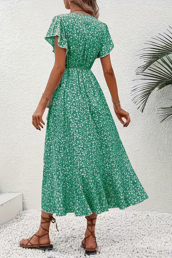 Wrap Dress for Women with Flattering Ruffle Hem - Image 12