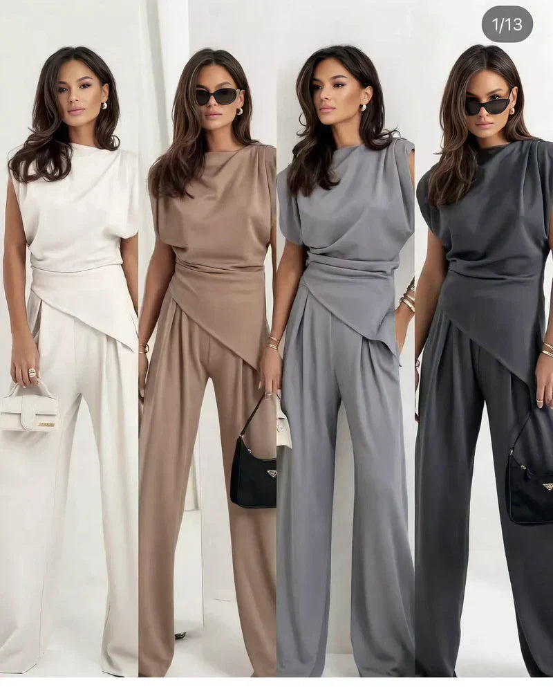Elvira – Women Stylish Draped Jumpsuit - Image 2