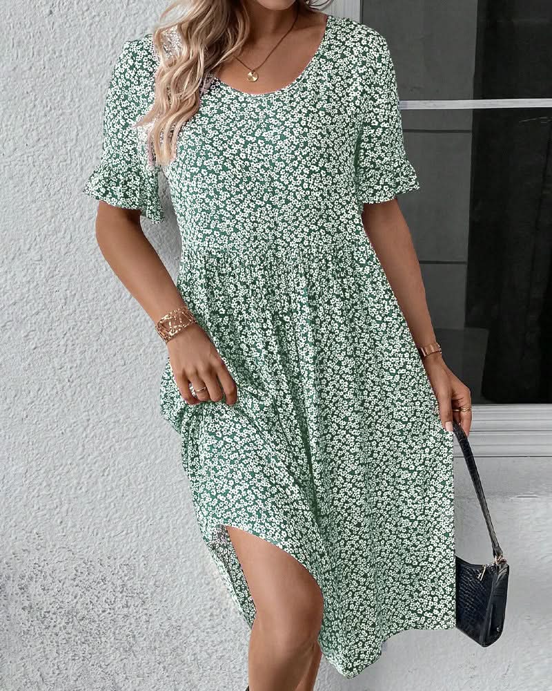 Lily – Women Floral Print Summer Dress - Image 4