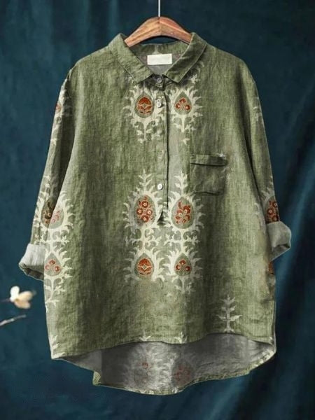 Lydia – Women Floral Print Blouse - Image 17