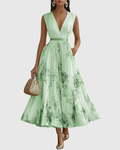Lea – Elegantes Maxikleid mit Falten - Image 1