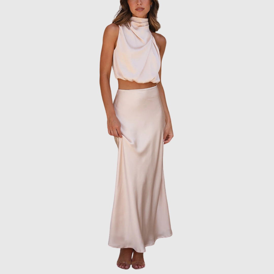 Annika – Elegantes Satin-Set für Damen - Image 4