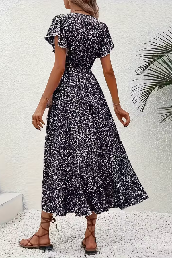 Wrap Dress for Women with Flattering Ruffle Hem - Image 15