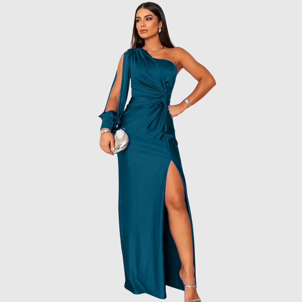 Sarah – Elegantes Abendkleid mit einer Schulter - Image 1