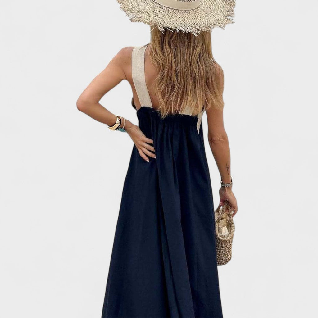 Susanne – Women Cross-Neck Maxi Dress - Image 5