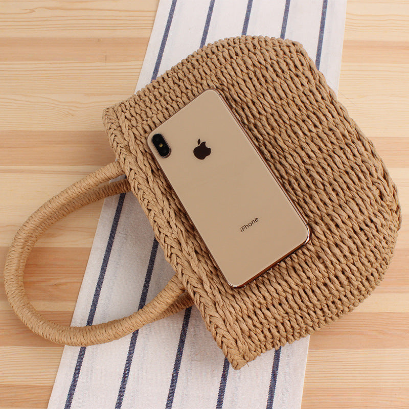 Aisha – Woven Summer Tote Bag - Image 3