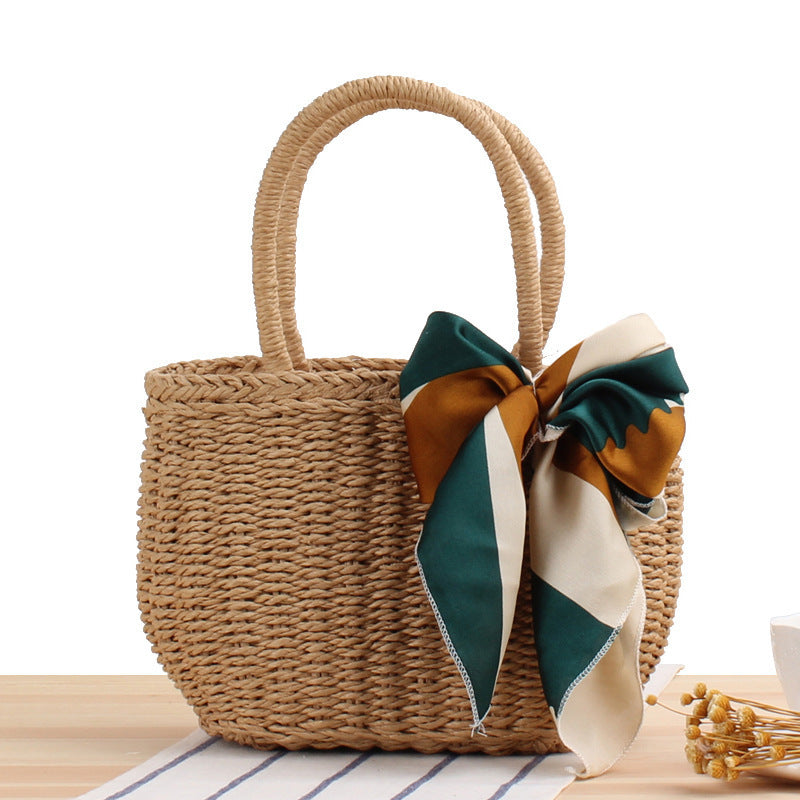 Aisha – Woven Summer Tote Bag - Image 1