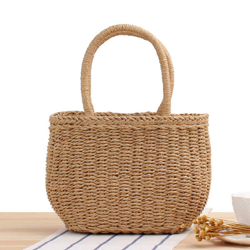 Aisha – Woven Summer Tote Bag - Image 4