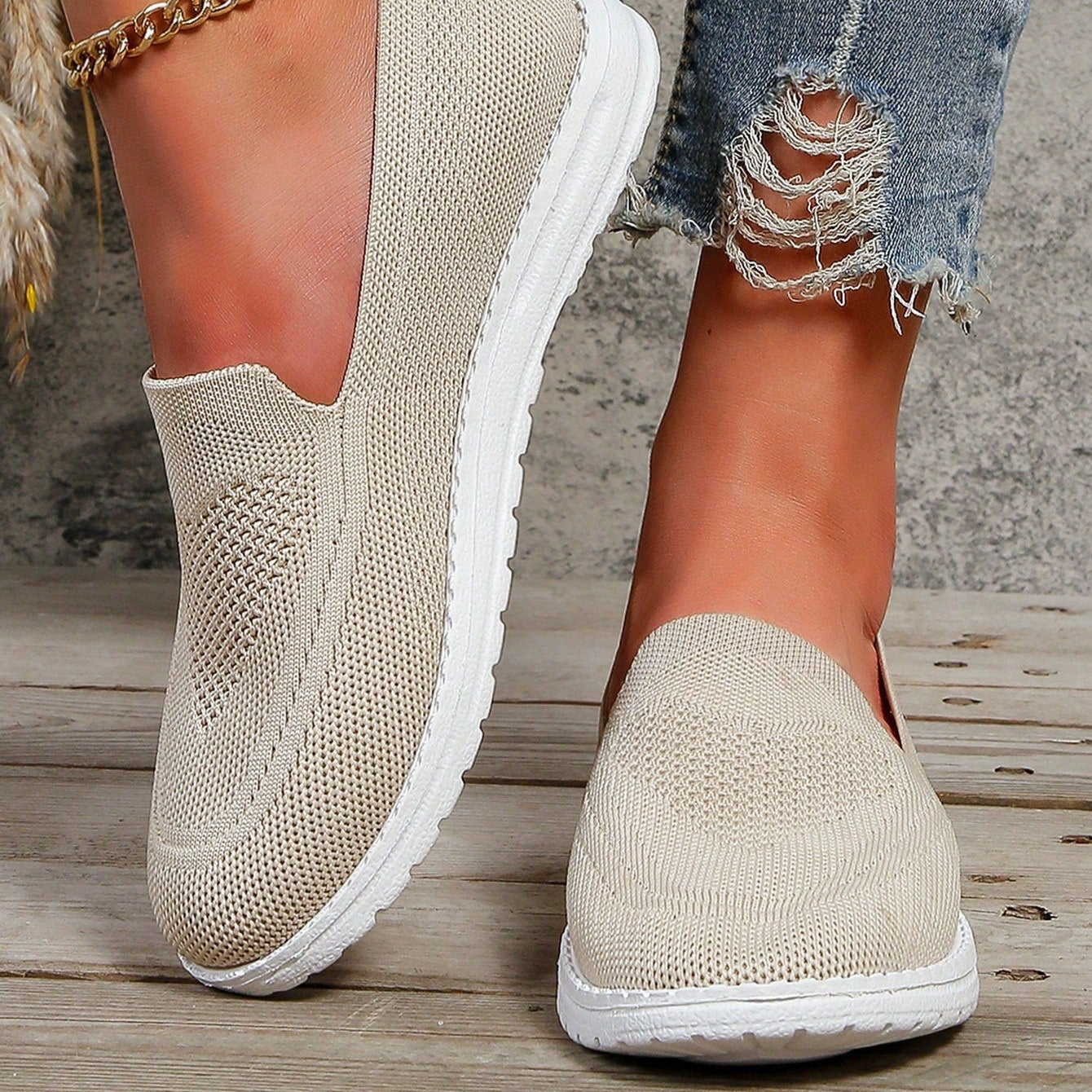 Elizabeth – Women Slip-On Casual Shoes - Image 1