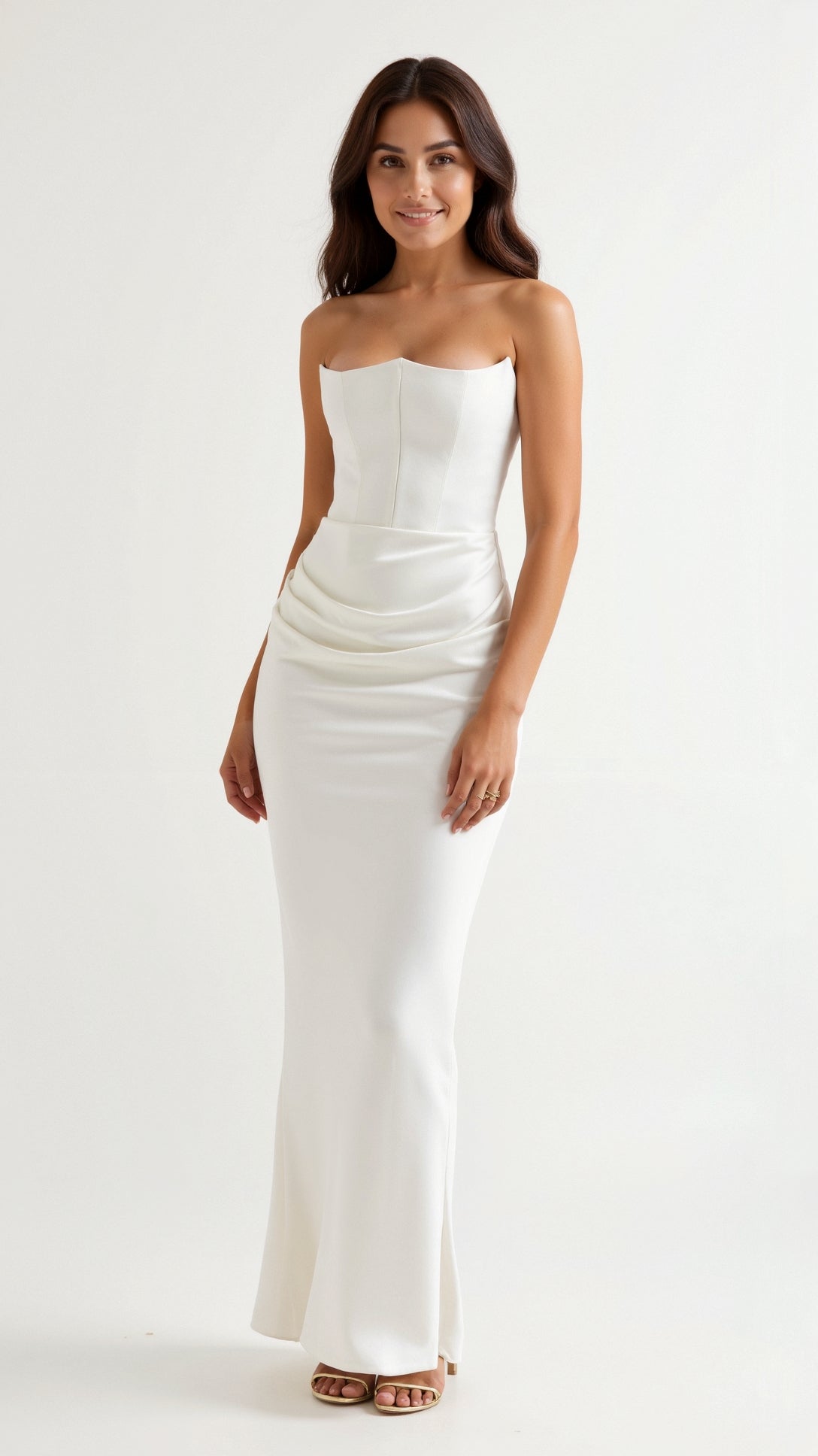 Ella – Women Strapless Evening Gown - Image 16