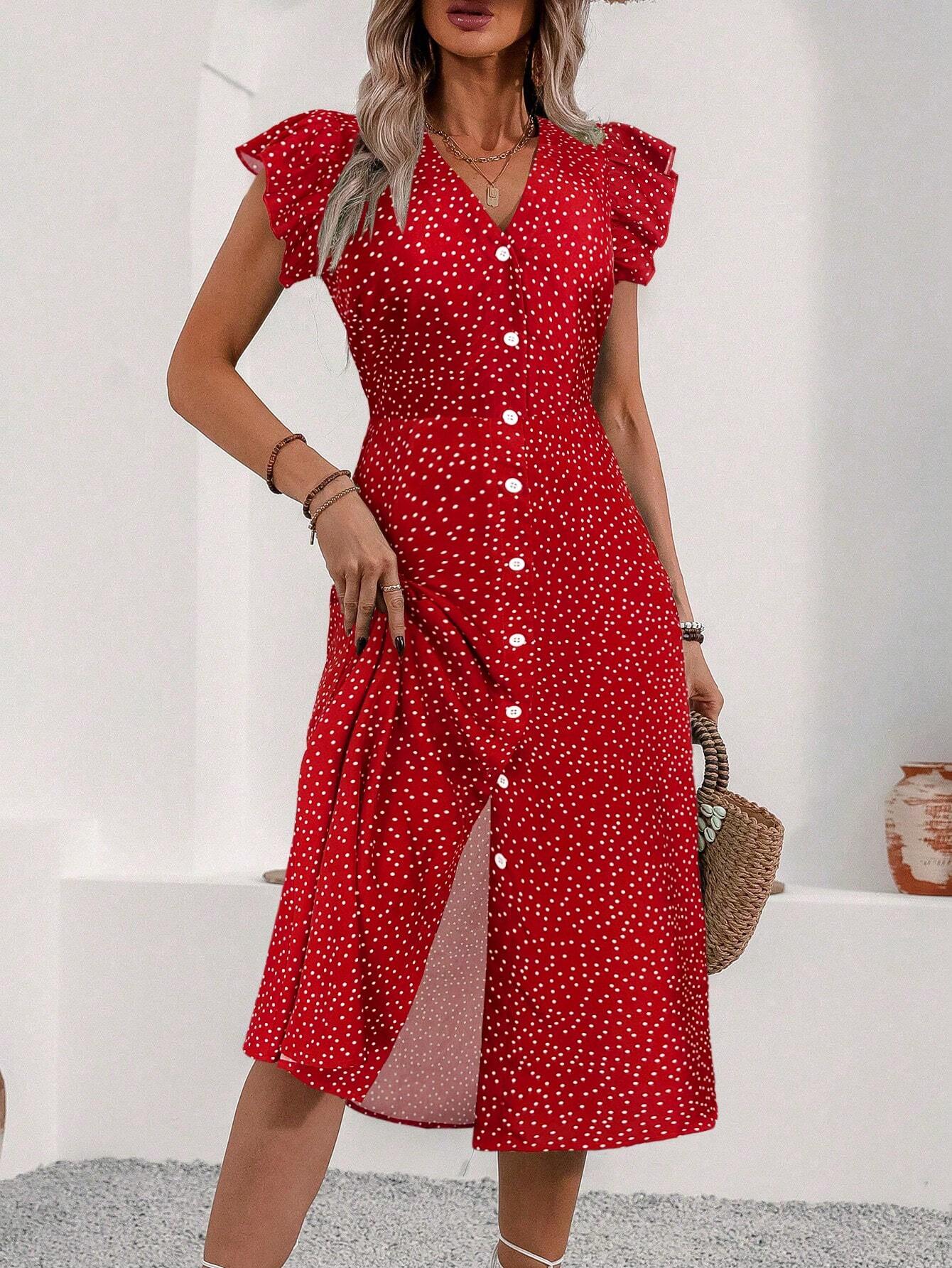 Sarah – Women Button-Up Midi Dress - Image 6