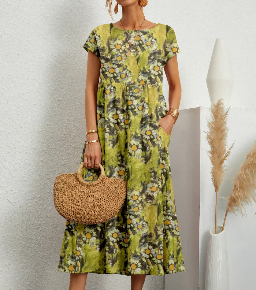 Lucy – Women Floral Print Maxi Dress - Image 3