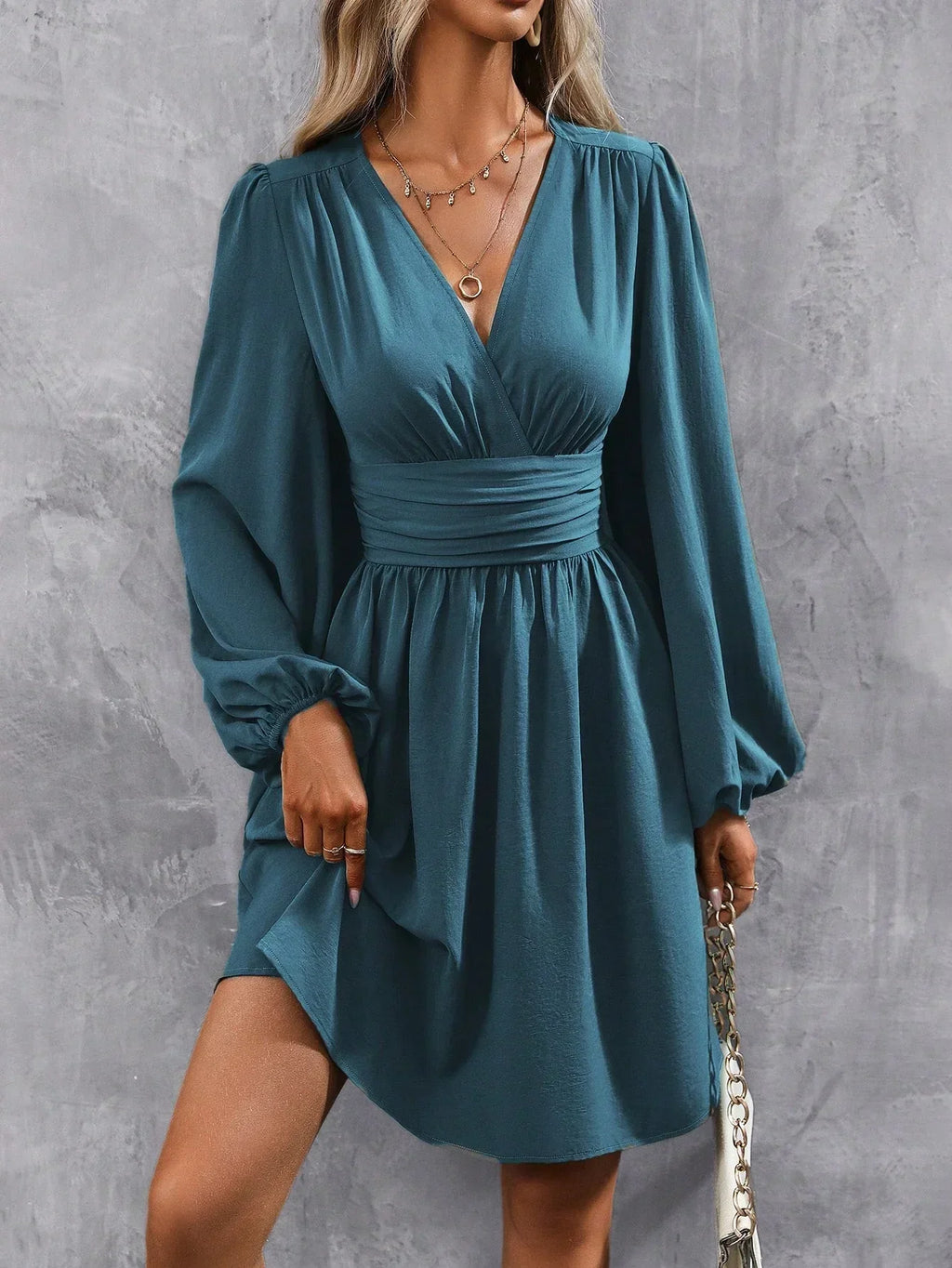 Laura – Women Wrap Dress - Image 9