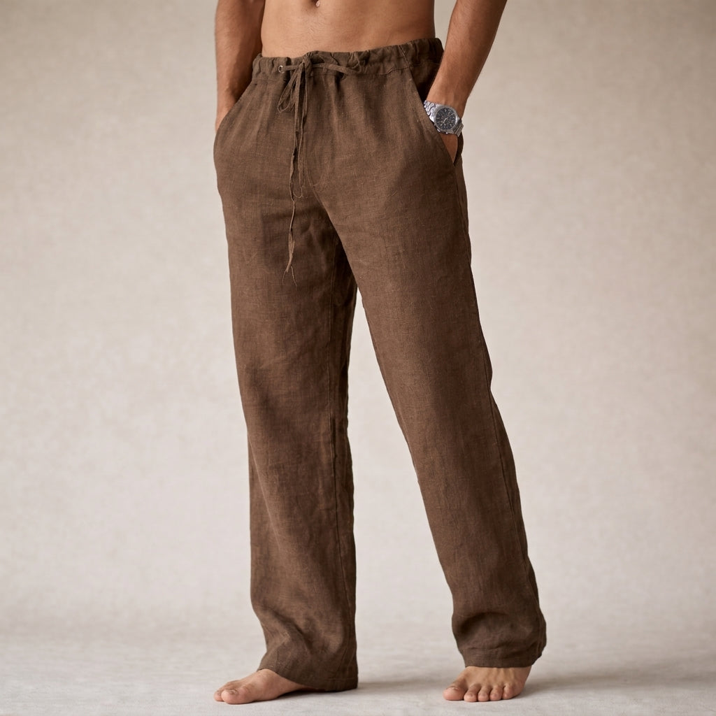Wide Leg Pants Women's Drawstring Waist Comfortable Fit - Image 6