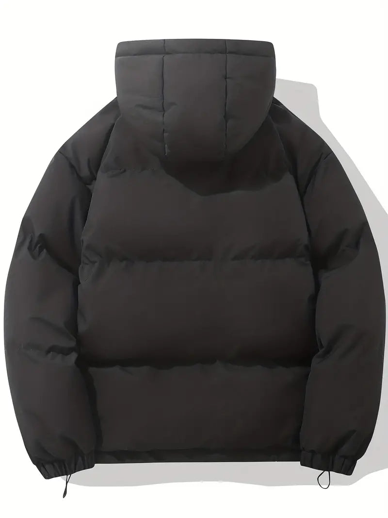 Women's Quilted Jacket with Hood and Zipper - J&B; - 9 - Elvaroza.com