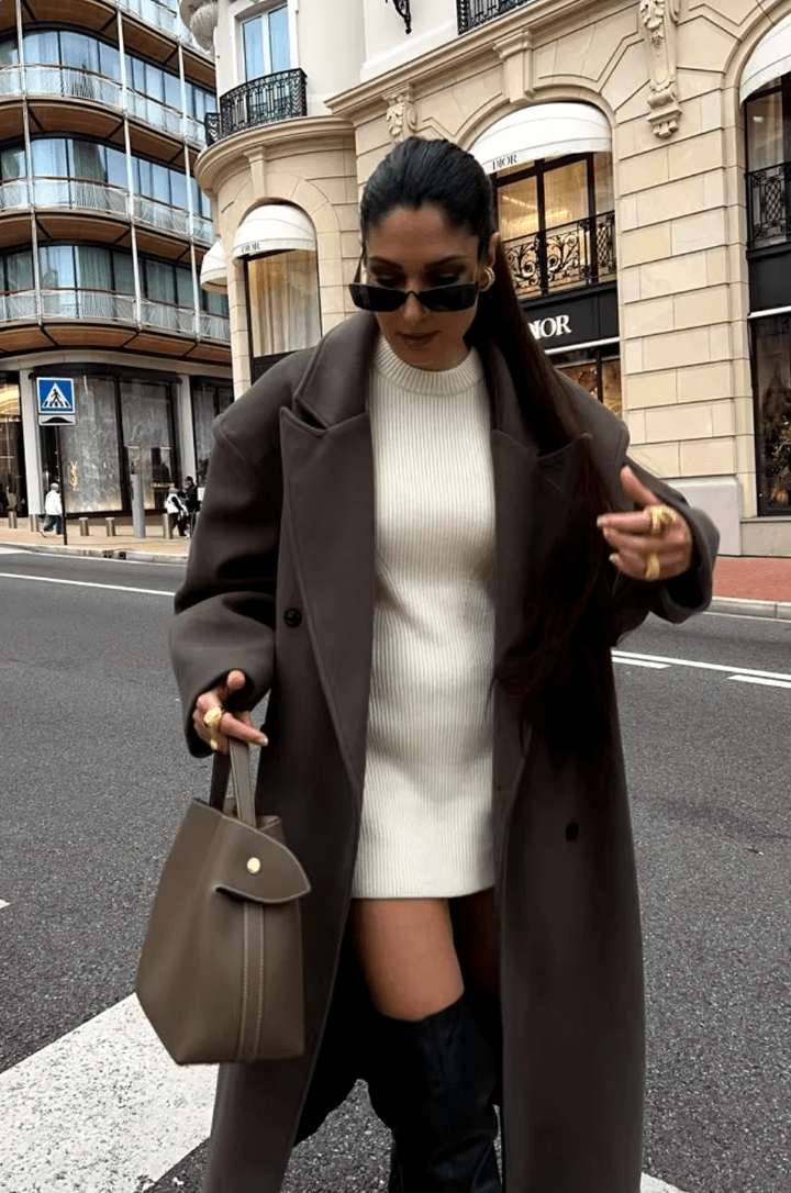 Long women's jacket with a loose fit and wide lapels - J&B; - 9 - Elvaroza.com