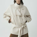 Women's jacket with a double-breasted closure and a relaxed fit - J&B; - 4 - Elvaroza.com
