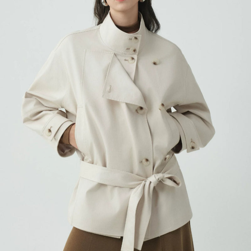 Women's jacket with a double-breasted closure and a relaxed fit - J&B; - 4 - Elvaroza.com