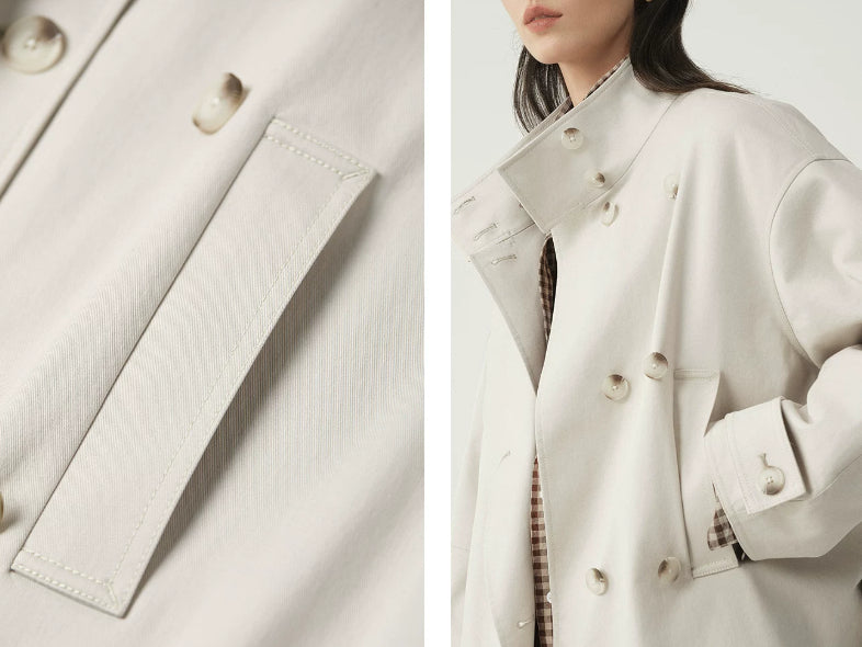 Women's jacket with a double-breasted closure and a relaxed fit - J&B; - 13 - Elvaroza.com