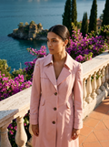 Women's trench coat, fitted cut with belt - J&B; - 1 - Elvaroza.com