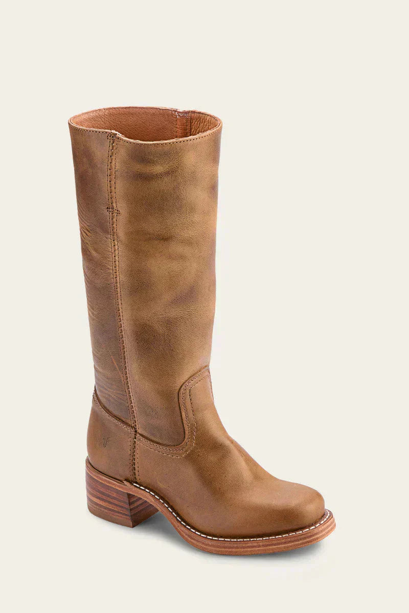 Women's Calf-High Boots – Elegant Style with a Closed Toe and Block Heel - J&B; - 4 - Elvaroza.com