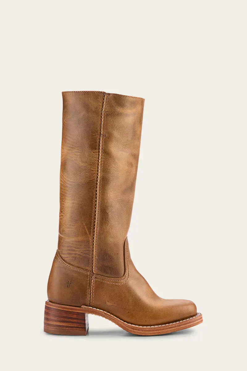 Women's Calf-High Boots – Elegant Style with a Closed Toe and Block Heel - J&B; - 5 - Elvaroza.com