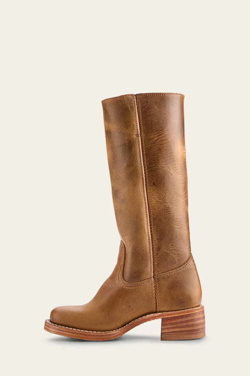 Women's Calf-High Boots – Elegant Style with a Closed Toe and Block Heel - J&B; - 6 - Elvaroza.com