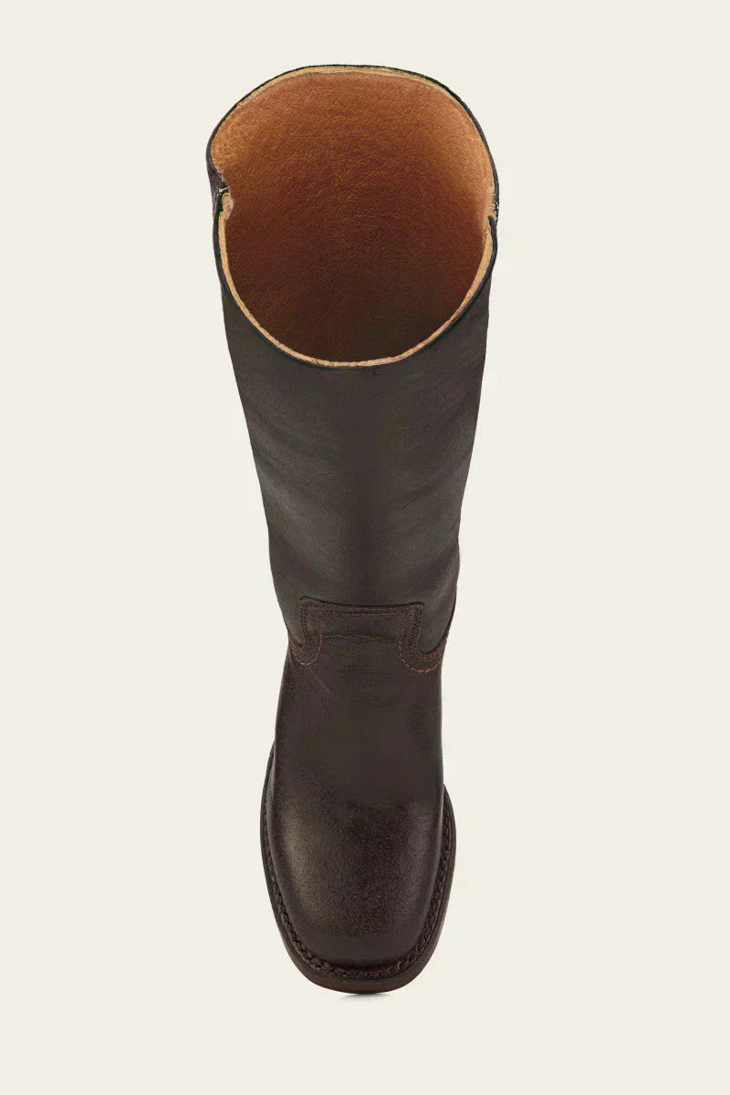 Women's Calf-High Boots – Elegant Style with a Closed Toe and Block Heel - J&B; - 9 - Elvaroza.com