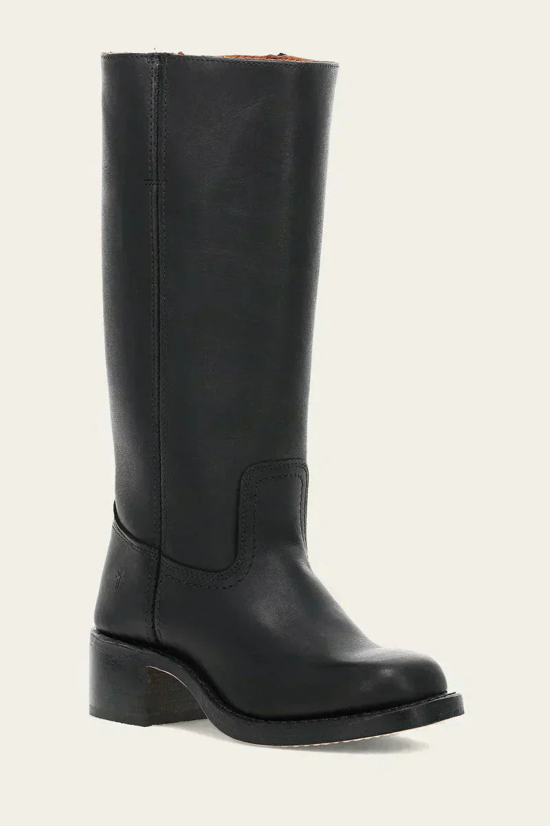 Women's Calf-High Boots – Elegant Style with a Closed Toe and Block Heel - J&B; - 13 - Elvaroza.com