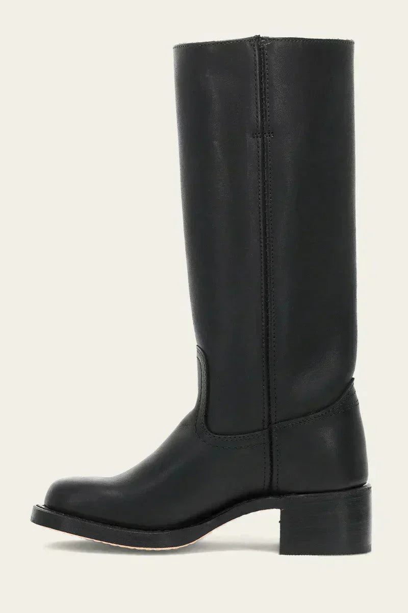 Women's Calf-High Boots – Elegant Style with a Closed Toe and Block Heel - J&B; - 15 - Elvaroza.com