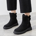 Women's ankle boots with a low, square heel and soft lining - J&B; - 1 - Elvaroza.com
