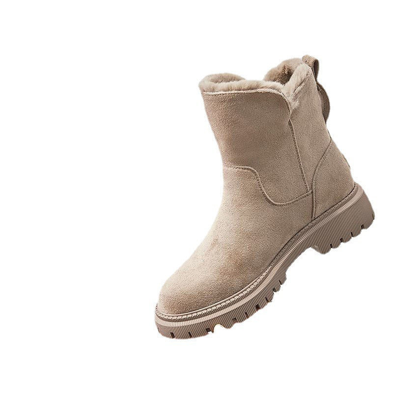 Women's ankle boots with a low, square heel and soft lining - J&B; - 5 - Elvaroza.com