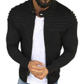 Casual men's jacket with a zipper and ribbed design - J&B; - 2 - Elvaroza.com
