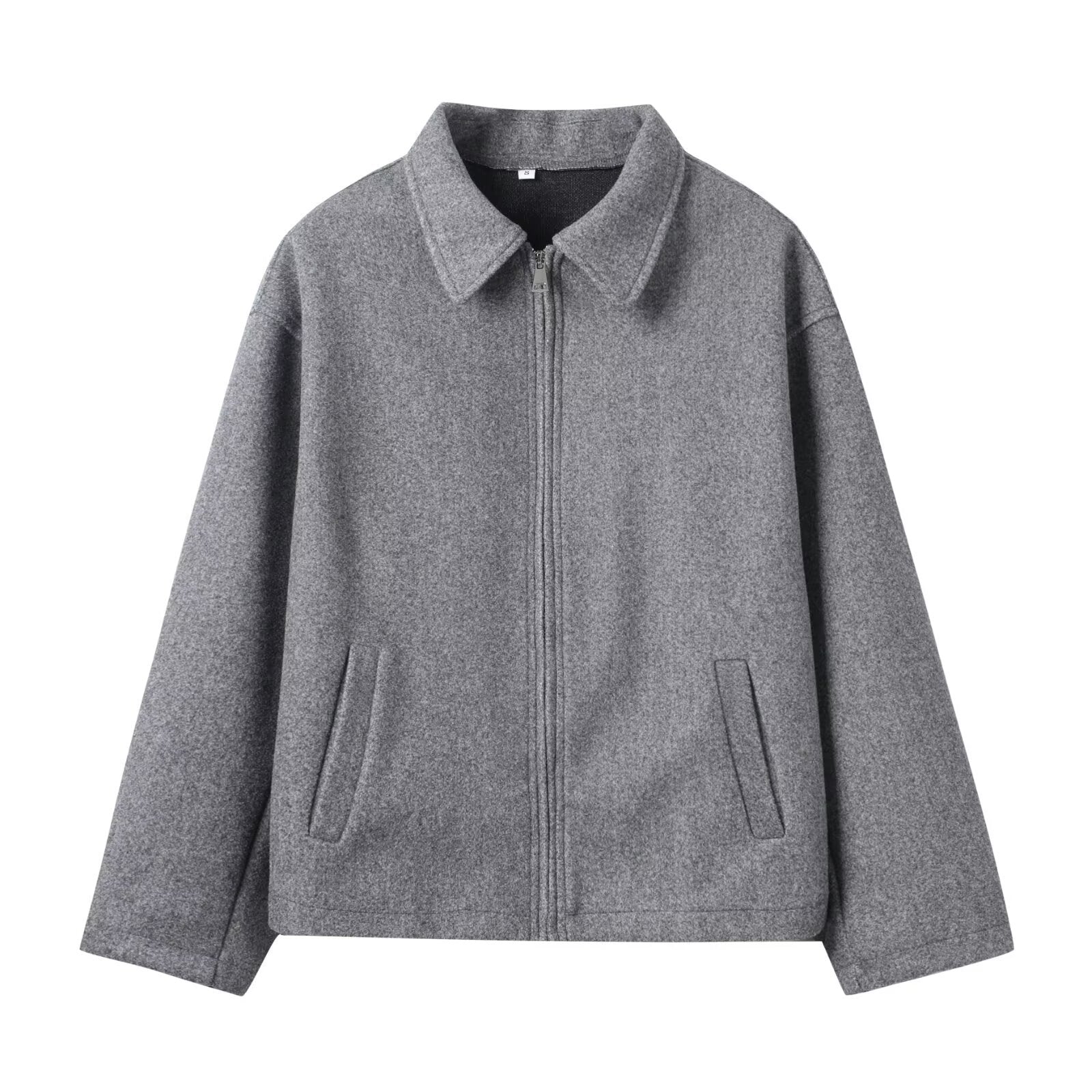 Casual women's jacket with a relaxed fit and a zipper - J&B; - 6 - Elvaroza.com