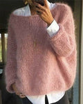 Sweater – Oversized Knit Sweater for Women with a Loose Fit - J&B; - 1 - Elvaroza.com