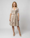 Women's Dirndl with Lace Sleeves and Floral Embroidery - J&B; - 1 - Elvaroza.com
