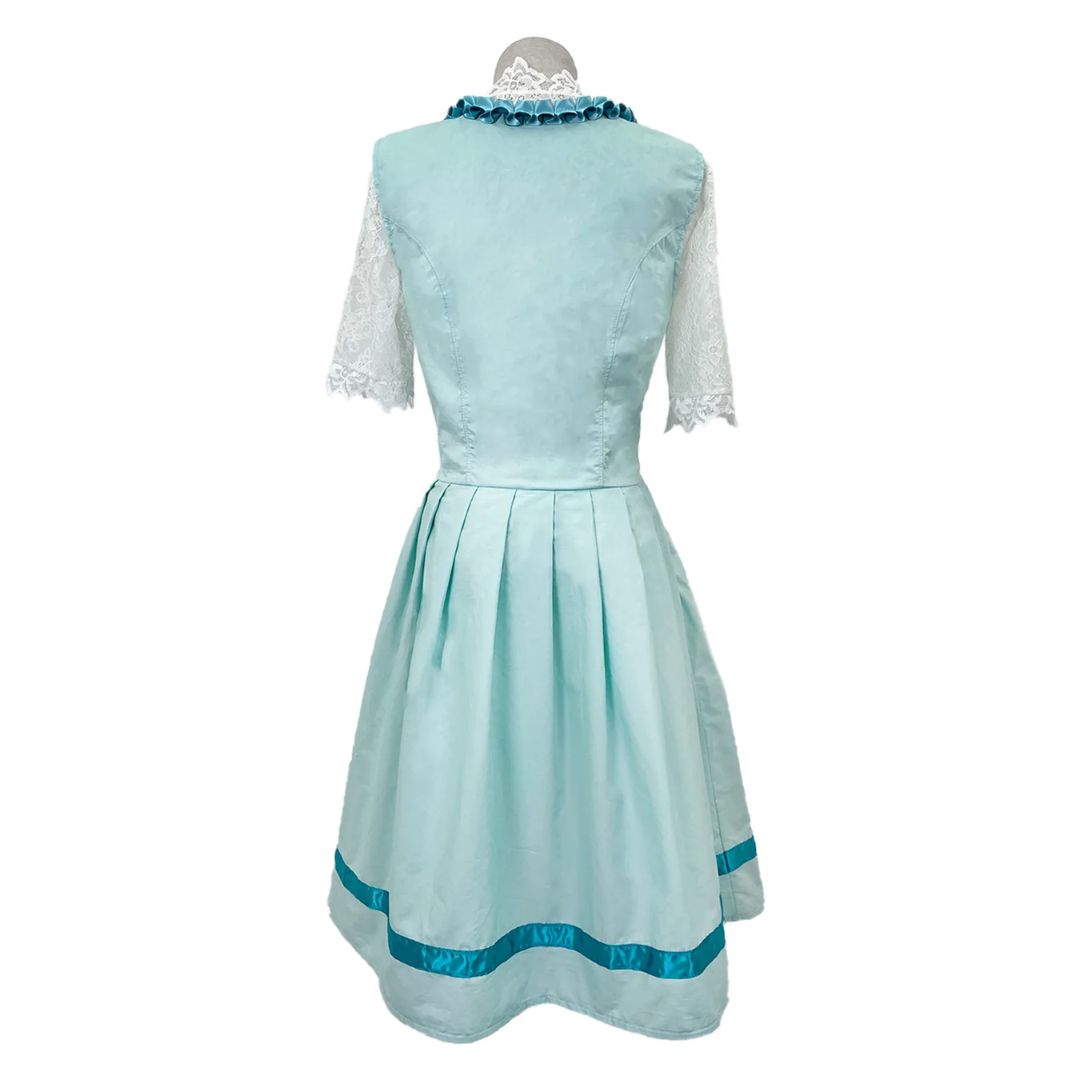 Women's Dirndl with Lace Sleeves and Floral Design - J&B; - 5 - Elvaroza.com