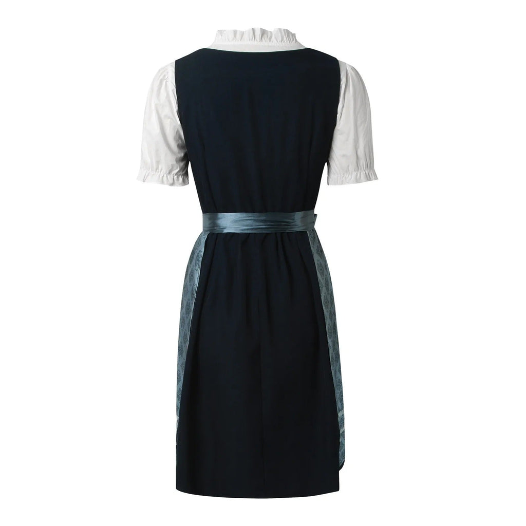 Women's Dirndl – High-waisted cut with floral pattern - J&B; - 5 - Elvaroza.com