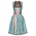 Women's dirndls in a classic cut with a sweetheart neckline and elegant embroidery - J&B; - 6 - Elvaroza.com
