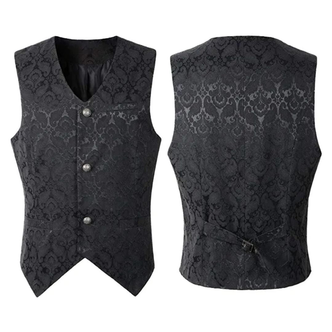 Elegant women's vest with a fitted cut and unique pattern - J&B; - 2 - Elvaroza.com